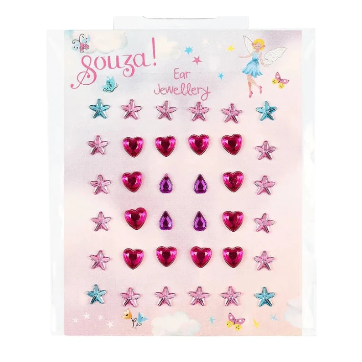 Autocolantes de orelha criança Souza +4 anos brincos sem furos