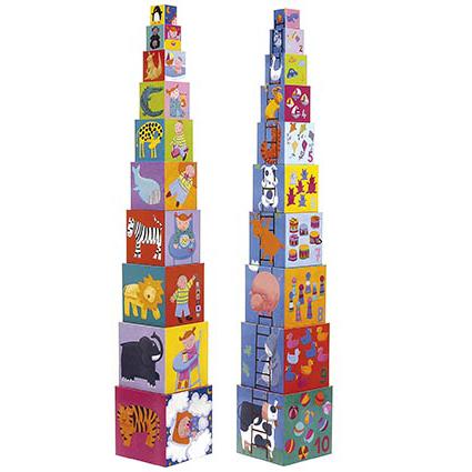 10 blocos para empilhar, combinar e descobrir.