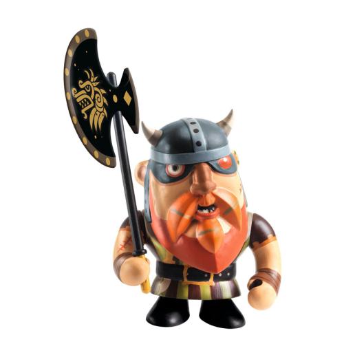 Ze Barbarious Arty Toys Djeco – Viking Articulado com Acessório