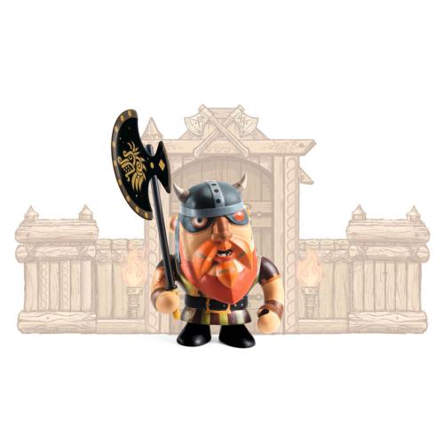 Ze Barbarious Arty Toys Djeco – Viking Articulado com Acessório
