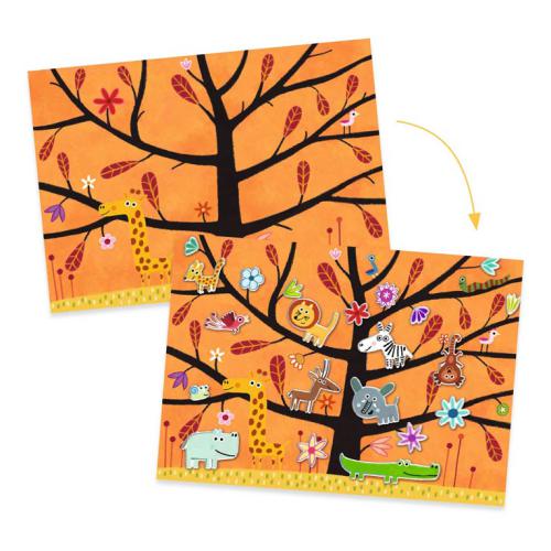 Mais de 30 autocolantes reutilizáveis.