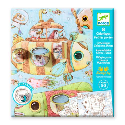 A Jornada de Malo – Livro de Colorir com Aberturas (5-8 anos)