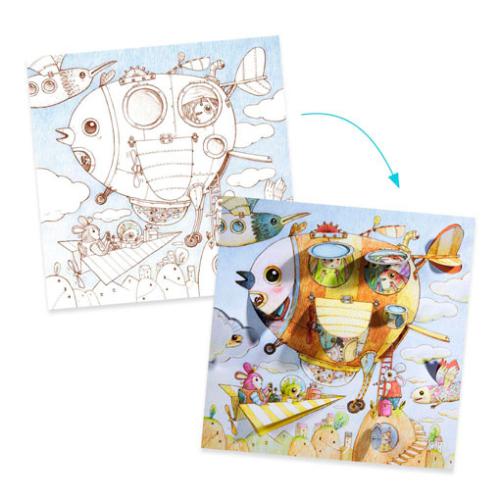 A Jornada de Malo – Livro de Colorir com Aberturas (5-8 anos)