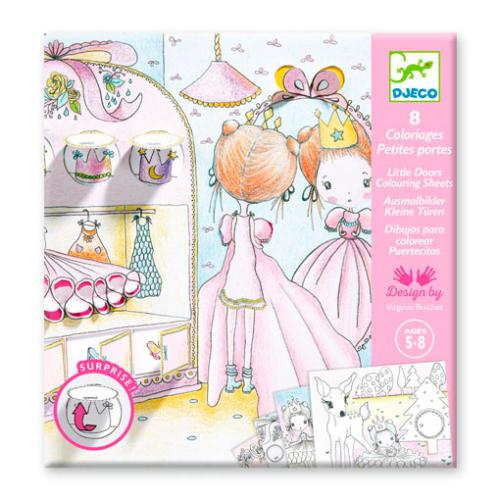 Desenhos para Colorir com Aberturas | A Bailarina Pupi