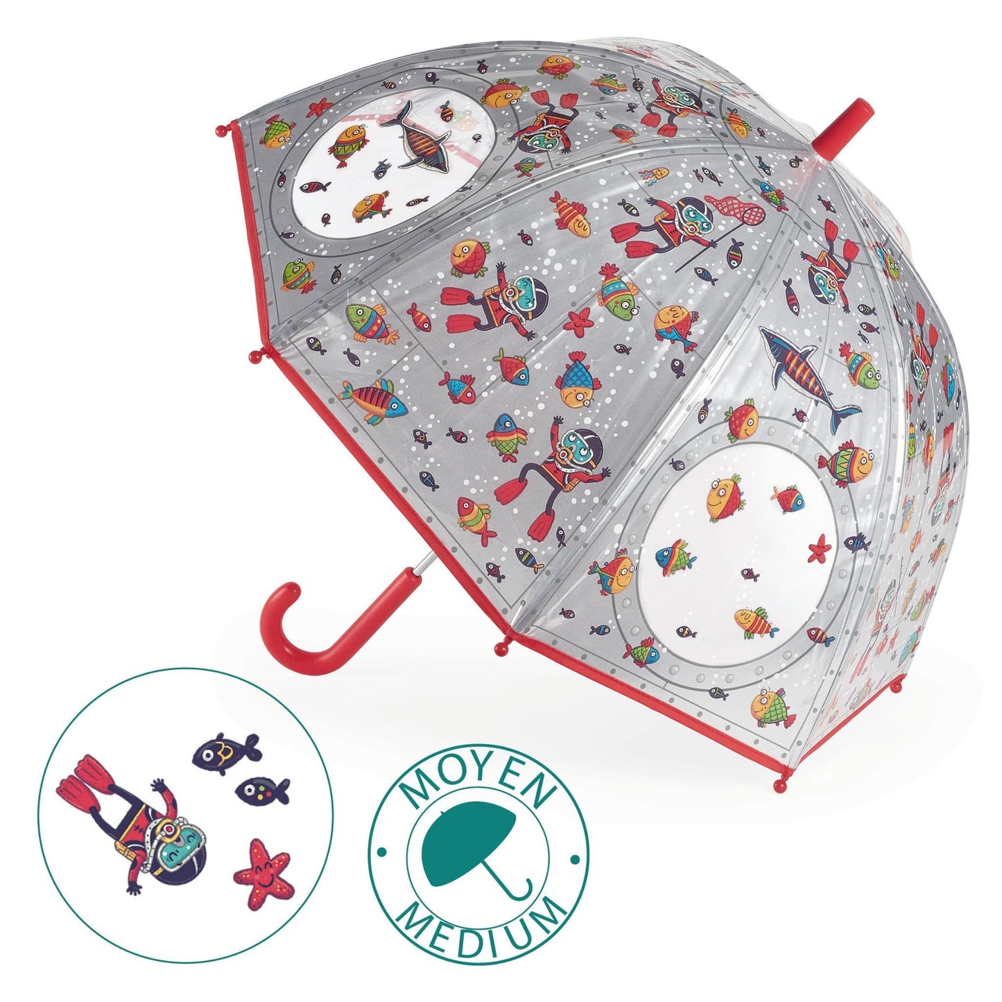 Guarda-Chuva Infantil Debaixo de Água