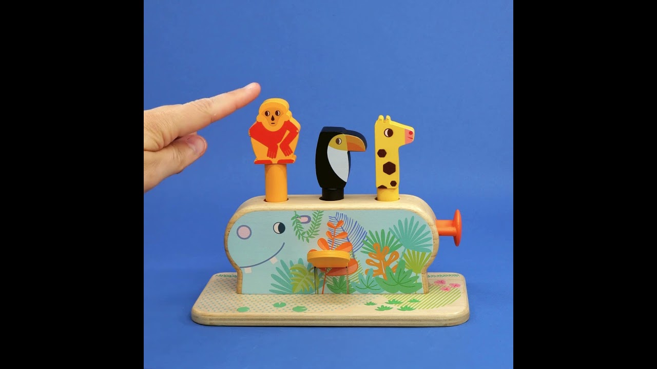 Djeco Jogo Pop Up Multi Pop – Brinquedo de Madeira Interativo
