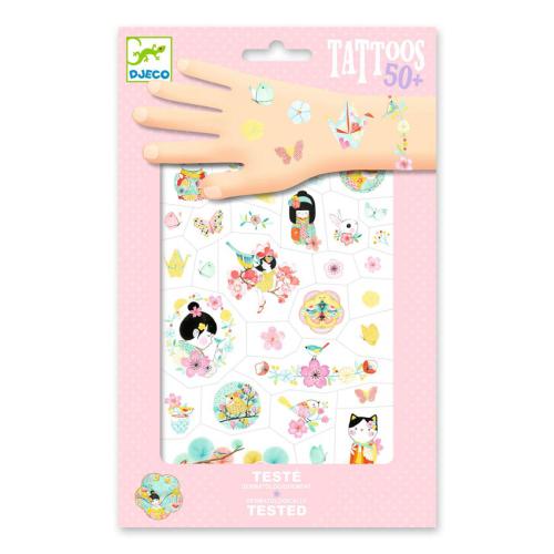 50 Tatuagens Sakura que Brilham no Escuro Djeco +3 anos