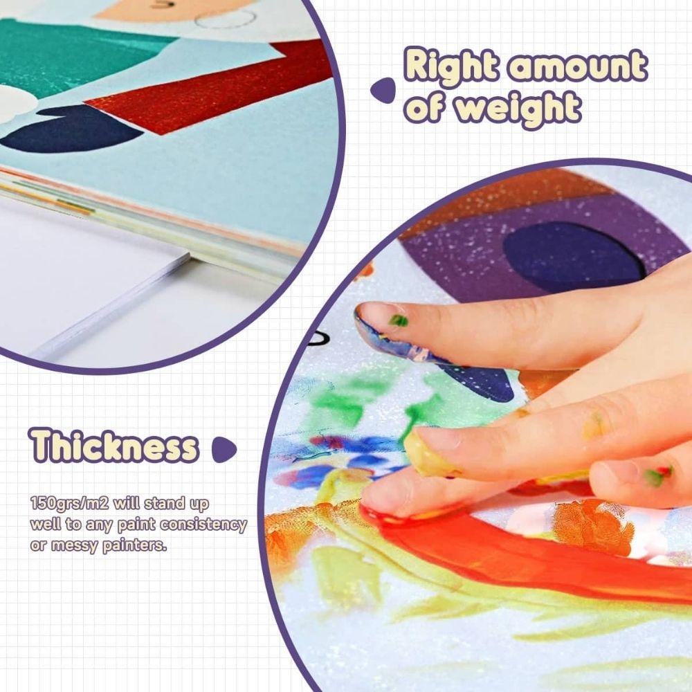 Caderno para Pintura de Dedos