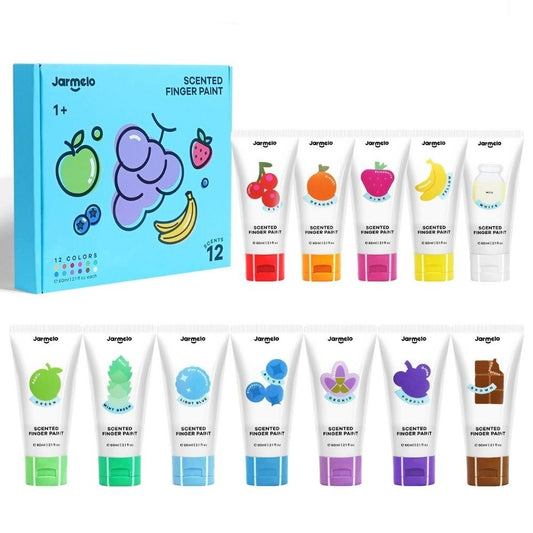 Set de Pintura de Dedos Perfumada (12 uni)