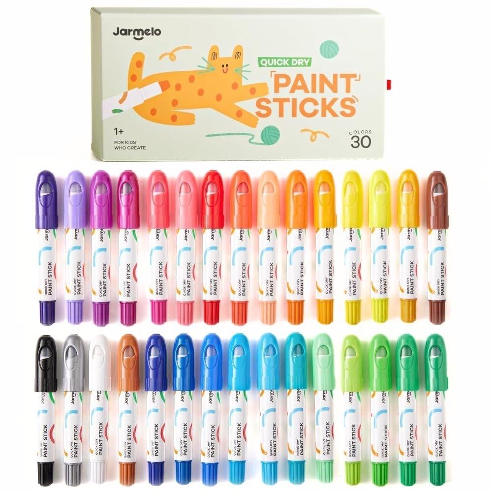 Conjunto de Tintas Sólidas Laváveis ( 30 Unidades)