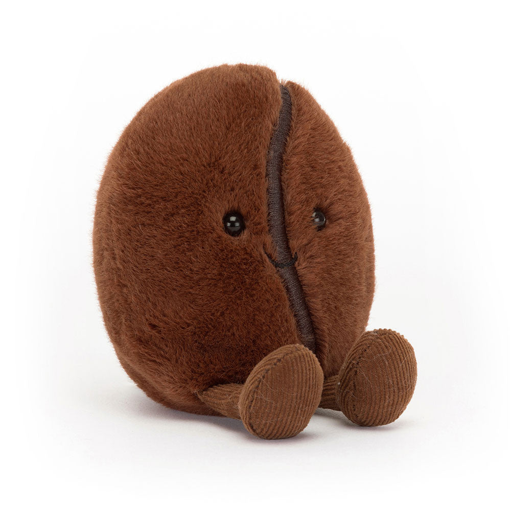 Peluche Grão de Café Amuseables da Jellycat, vista de frente | jellycat-peluche-grao-de-cafe-lollakids
