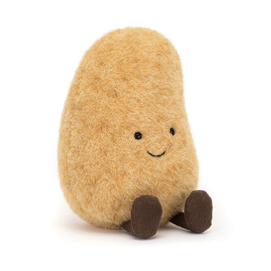 Peluche Batata Graham Amuseables da Jellycat sentada, vista de frente | jellycat-peluche-batata-amuseables-lollakids