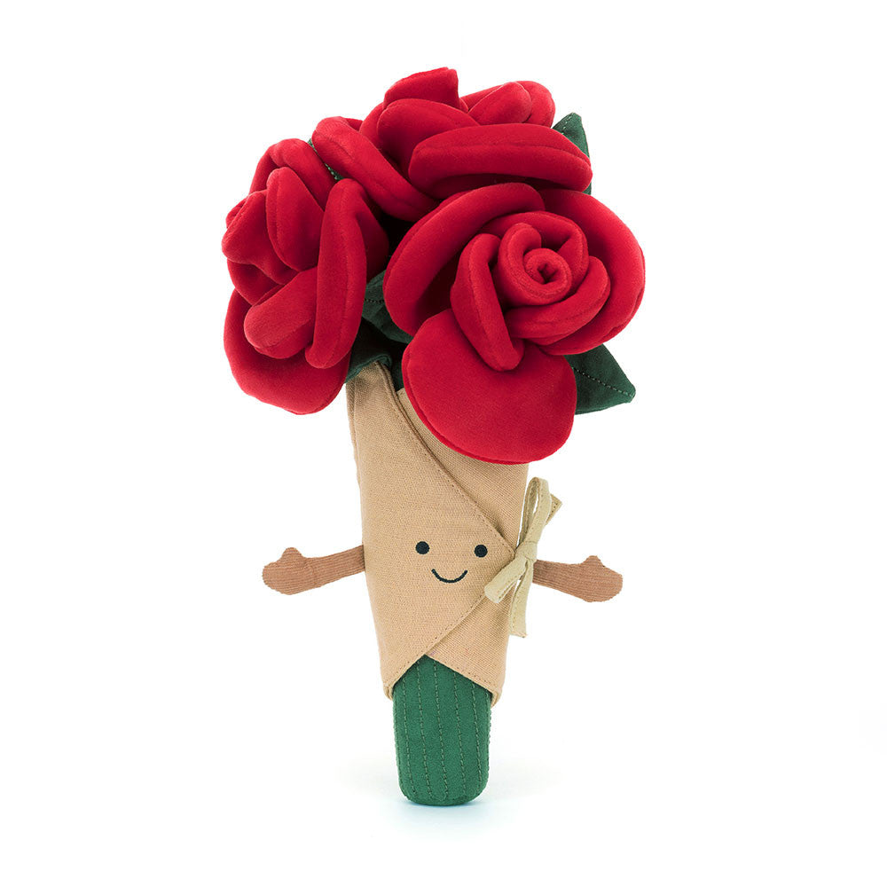 Jellycat Amuseables Rose Bouquet Peluche Bouquet de Rosas 30 cm