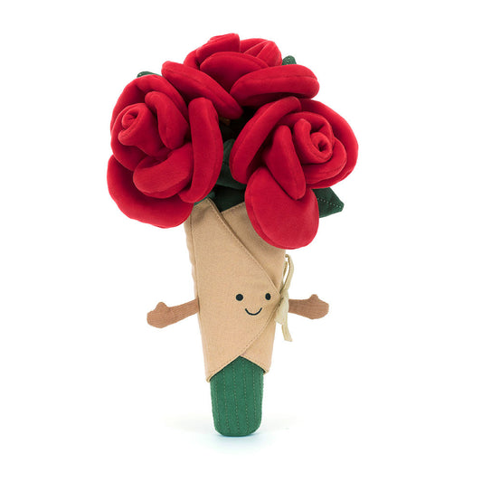 Jellycat Amuseables Rose Bouquet Peluche Bouquet de Rosas 30 cm