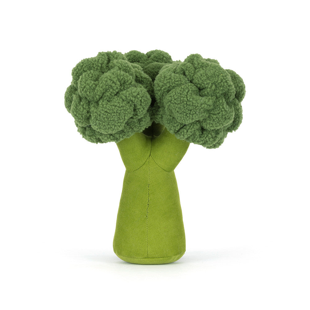Detalhe do Broccoli Jellycat de costas