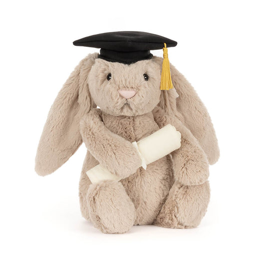 Coelhinha Bashful Graduação Jellycat – Peluche Presente