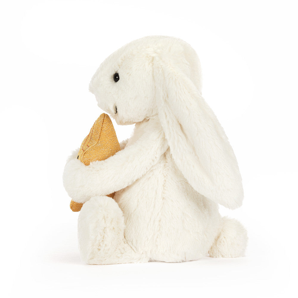 Coelhinha Creme com Estrela Jellycat – Peluche Presente