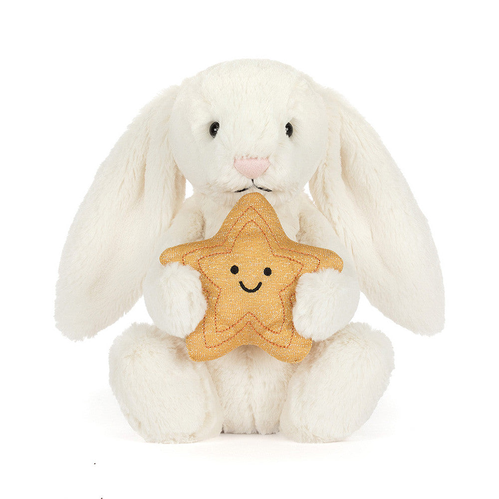 Coelhinha Creme com Estrela Jellycat – Peluche Presente