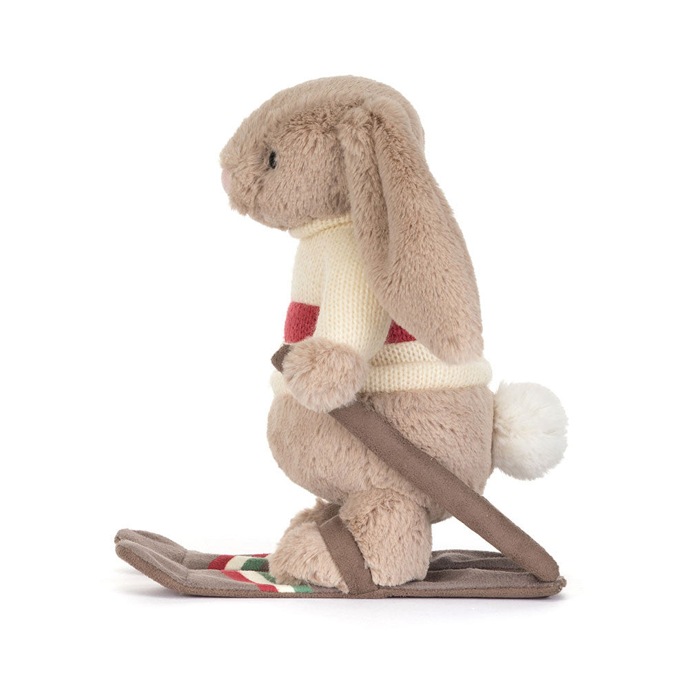 Peluche Jellycat Bashful Bunny Gold Medal Ski Outfit