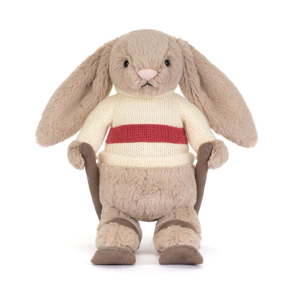 Peluche Jellycat Bashful Bunny Gold Medal Ski Outfit