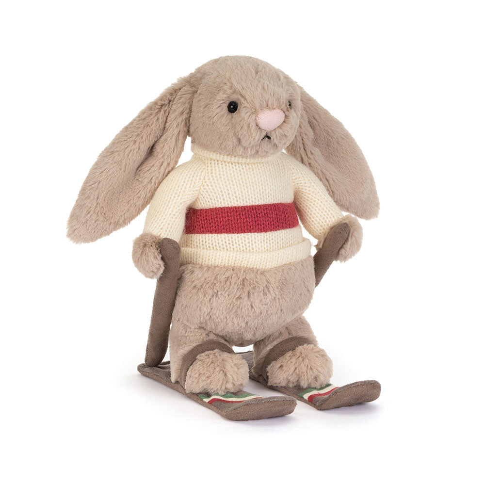 Peluche Jellycat Bashful Bunny Gold Medal Ski Outfit