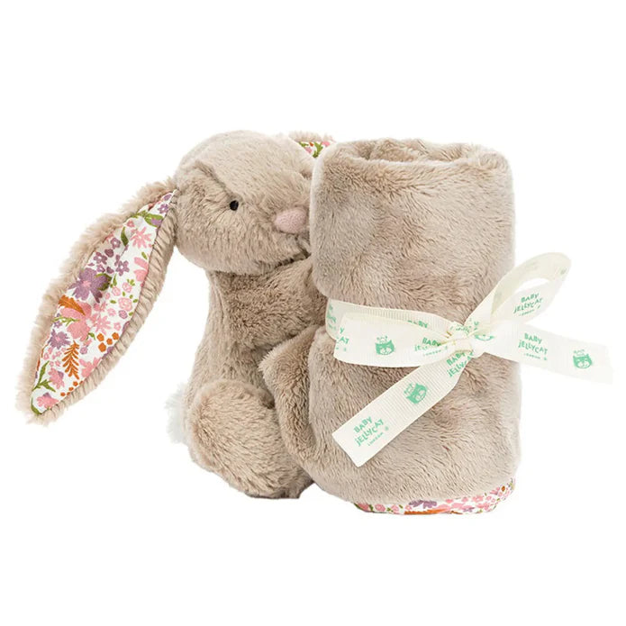 Soother Coelhinha “Petal” Bege – Manta de Conforto Jellycat