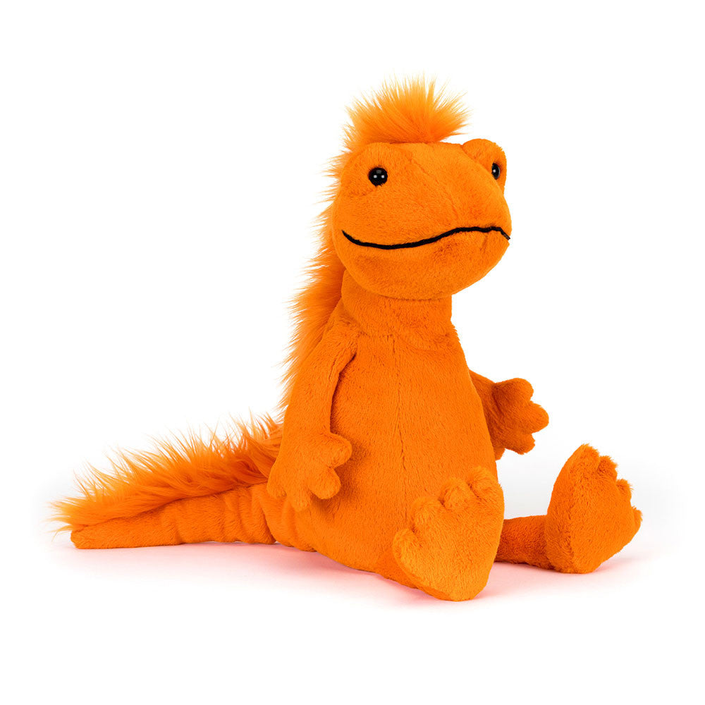 Salamandra Cruz com Crista Laranja da jellycat