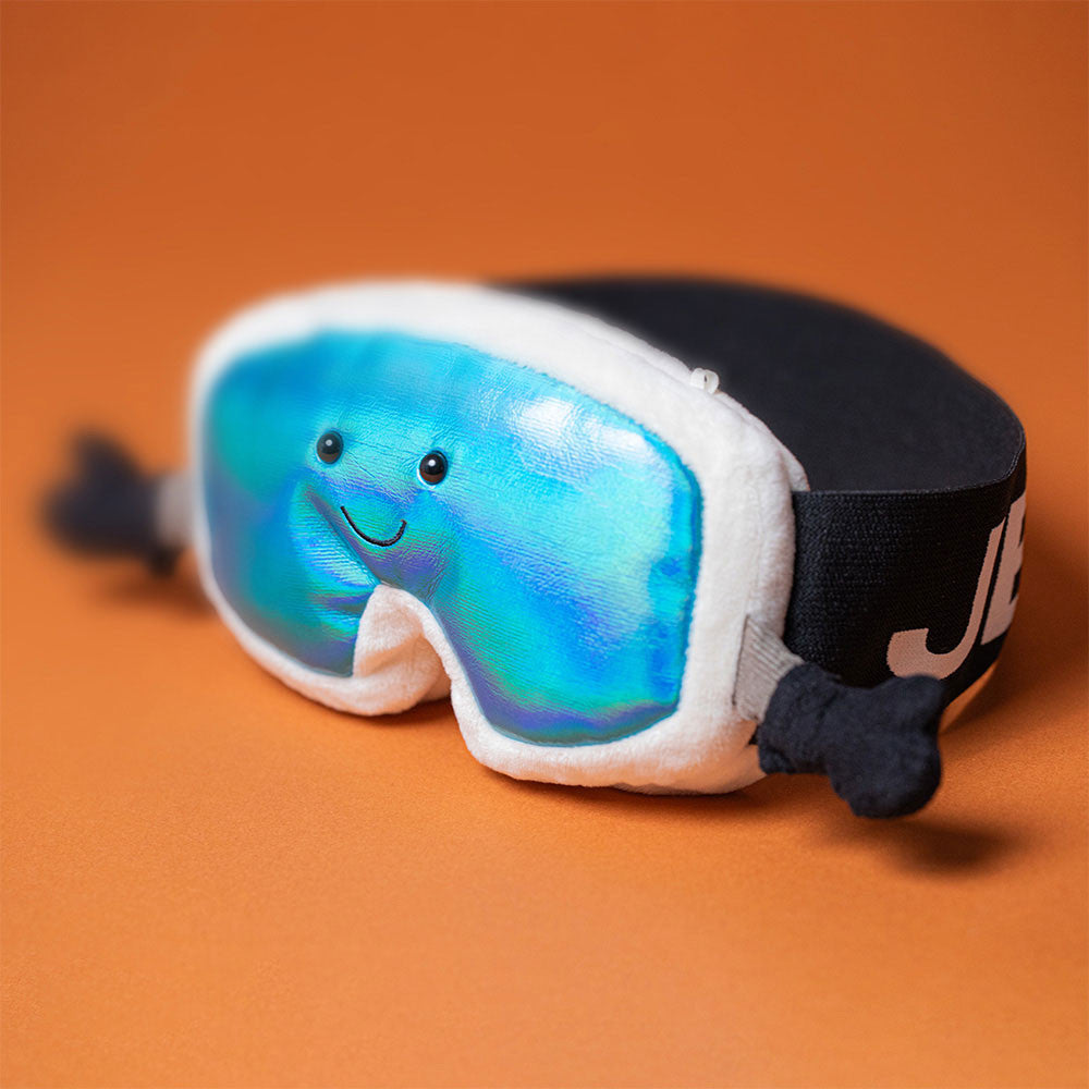 Sports Ski Goggles Jellycat - 11cm de altura, perfeitos para aventuras