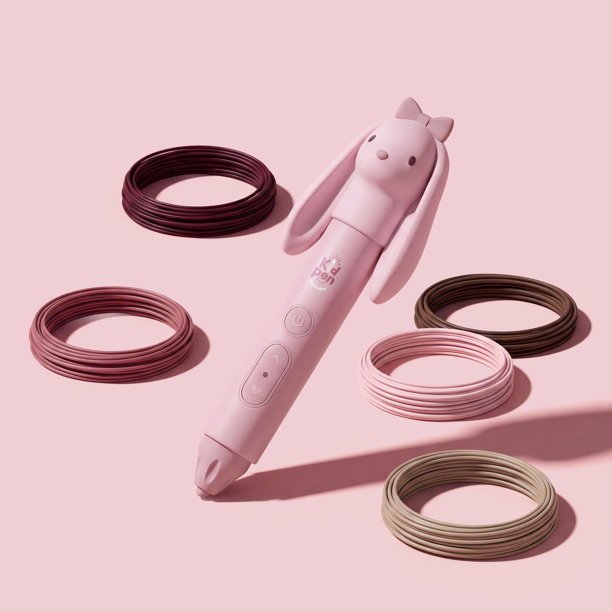 Caneta 3D KidPen Coelho da Kidinex em perspetiva | kidinex-caneta-3d-coelho-lollakids