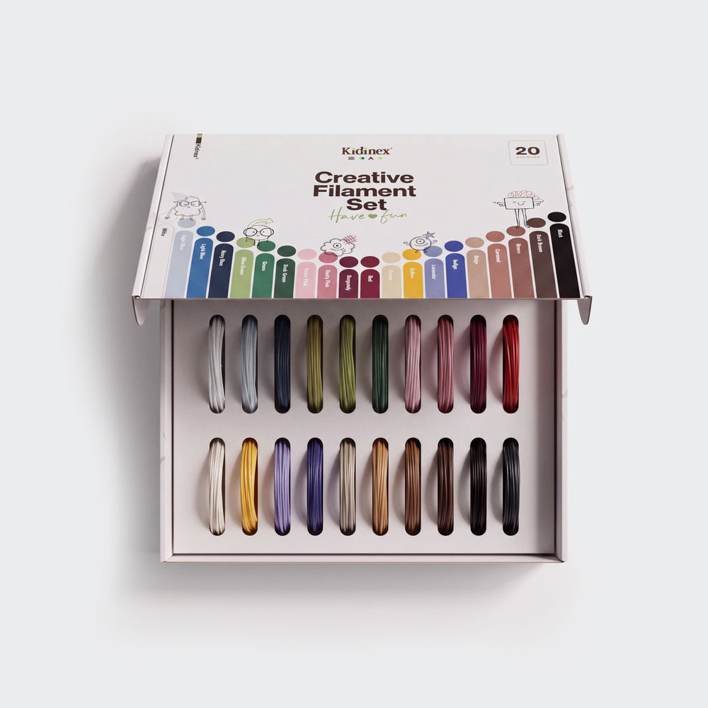 Recarga de Filamento para Caneta 3D KidPen® – 20 Cores | Kidinex