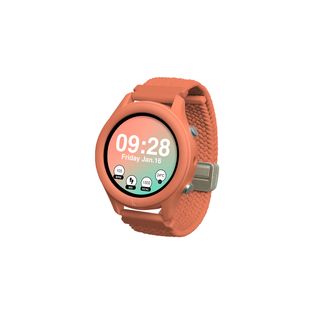 K-WATCH | Relógio Interativo para Crianças | Salmão