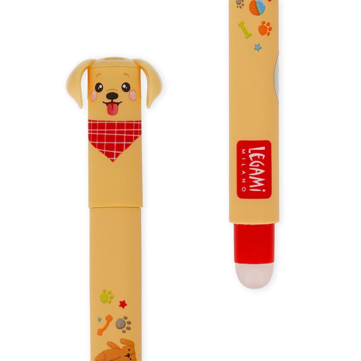 conjunto de 3 canetas apagáveis Legami Fur-ever Friends com cães