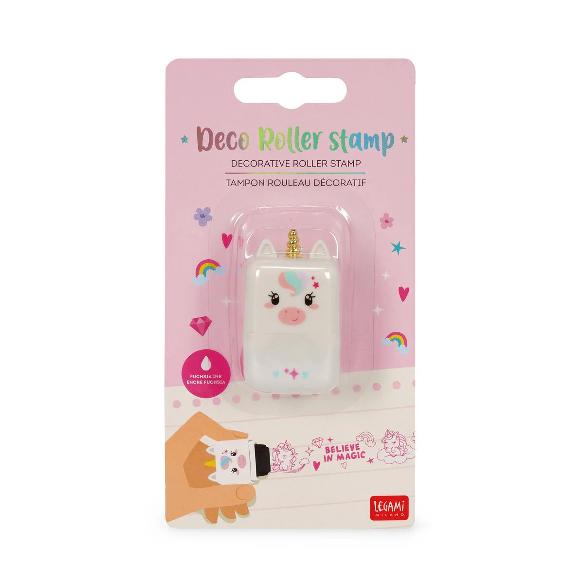 Carimbo Decorativo Roller | Unicórnio