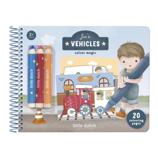 Livro para colorir entre Linhas  Colour Magic | Jim & Friends