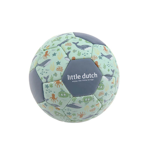 Mini bola criança Ocean World azul 16 cm