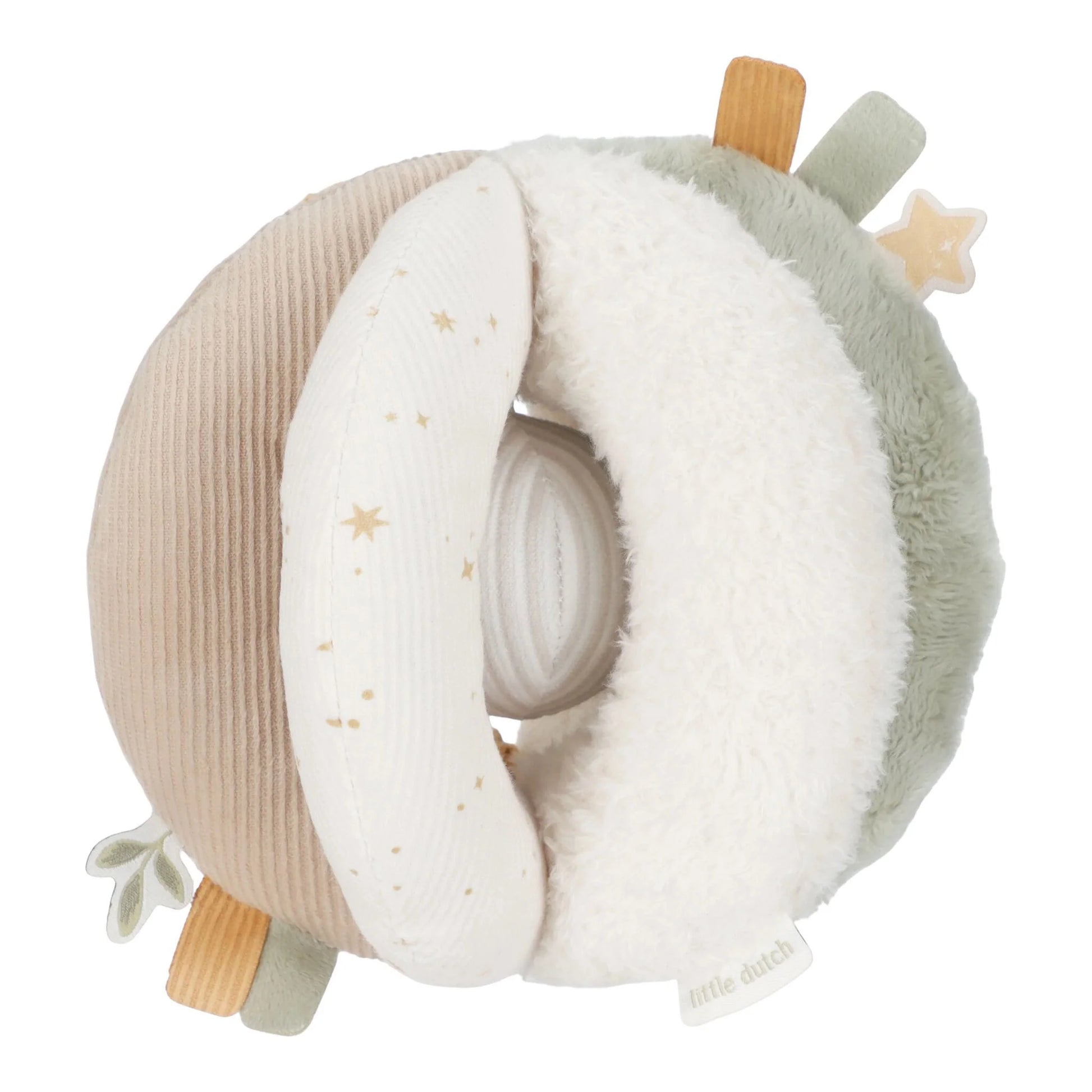 Bola de Pegar Newborn Naturals em tecido suave e cores subtis