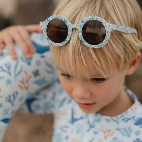 Óculos de Sol de Criança Ocean Dreams Blue da Little Dutch