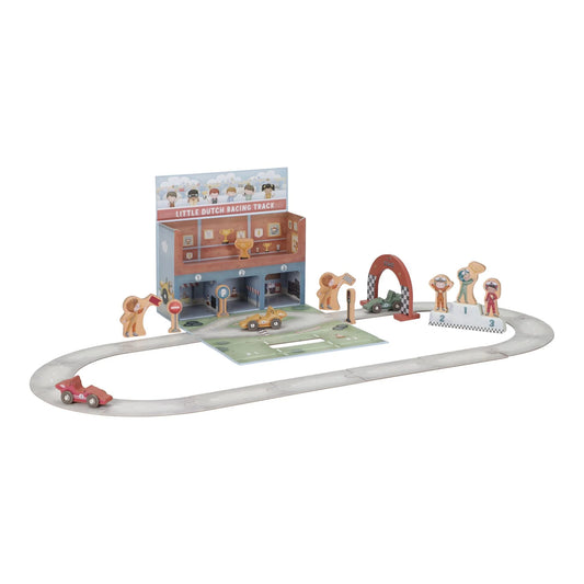 Little Dutch Pista de Corridas em Mala – Puzzle e Arrumação Fácil