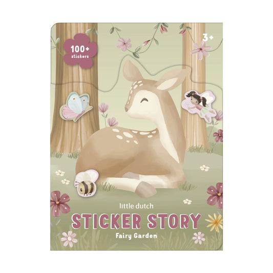 Little Dutch Sticker Set Fairy Garden – 100+ Autocolantes + 2 Cenários (3+) | 126602