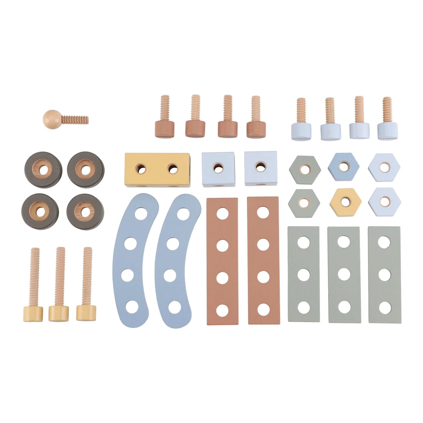 Peças para construção de artigos com a Bancada de ferramentas