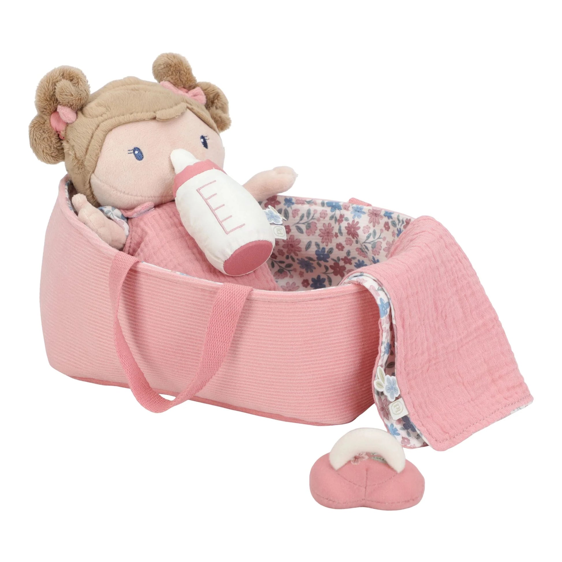 Boneca bebé Rosa Little Dutch na alcofa