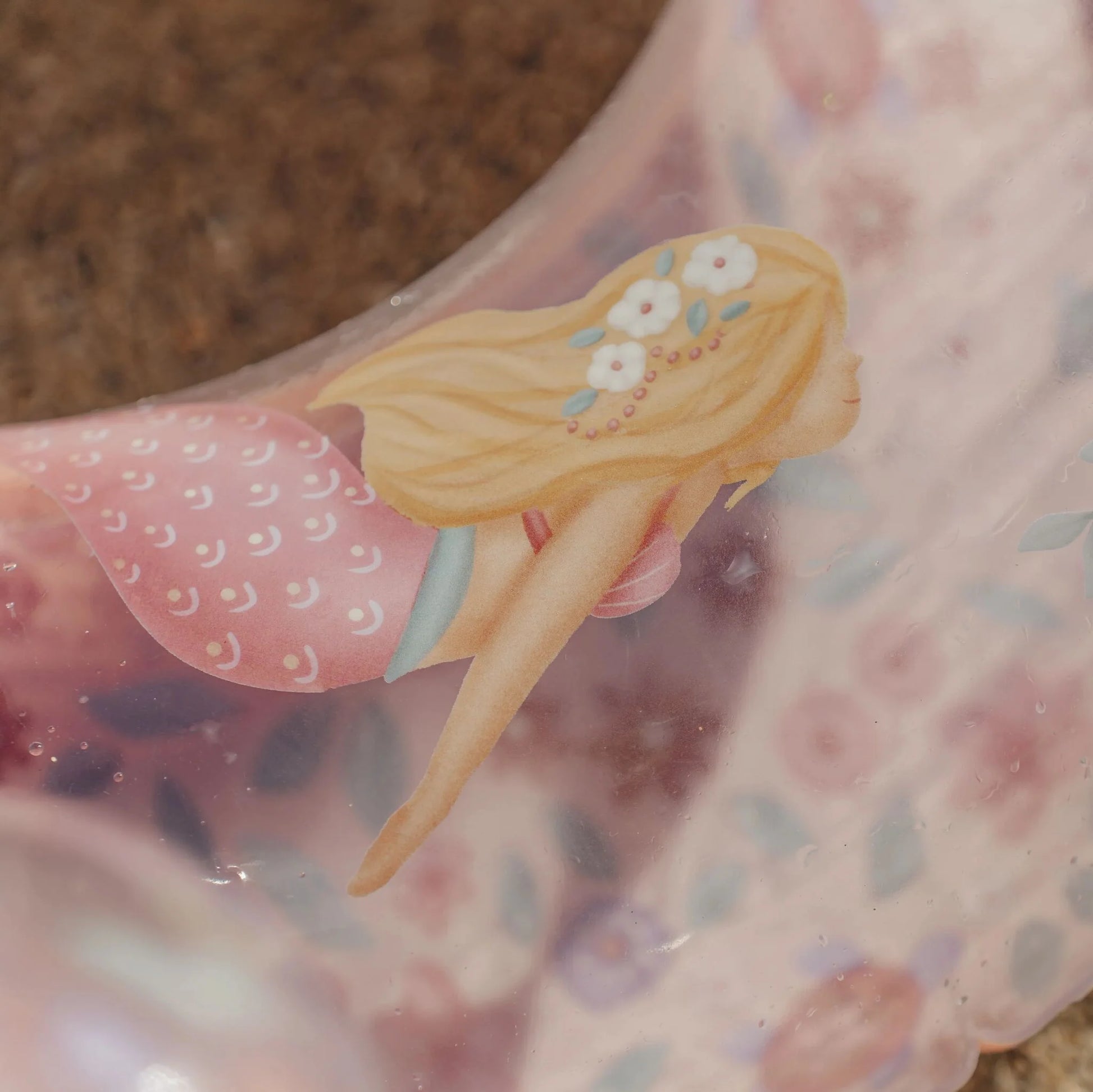 Boia insuflável criança Dreamy Mermaid 91 cm