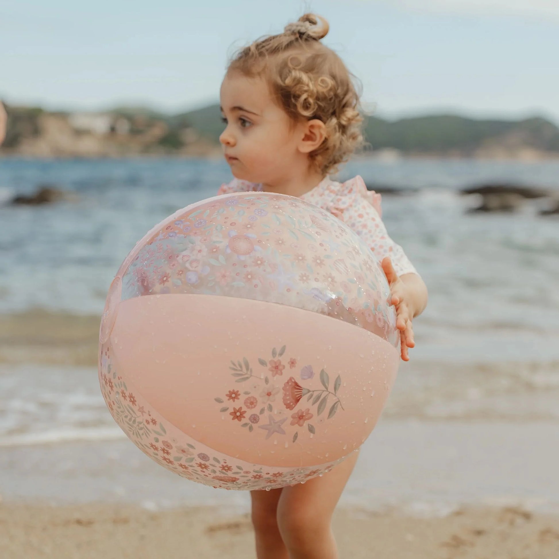 Bola de Praia Dreamy Mermaid Rosa – Diversão no Verão
