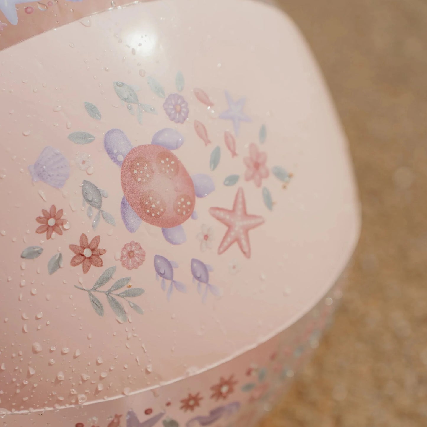 Bola de Praia Dreamy Mermaid Rosa – Diversão no Verão