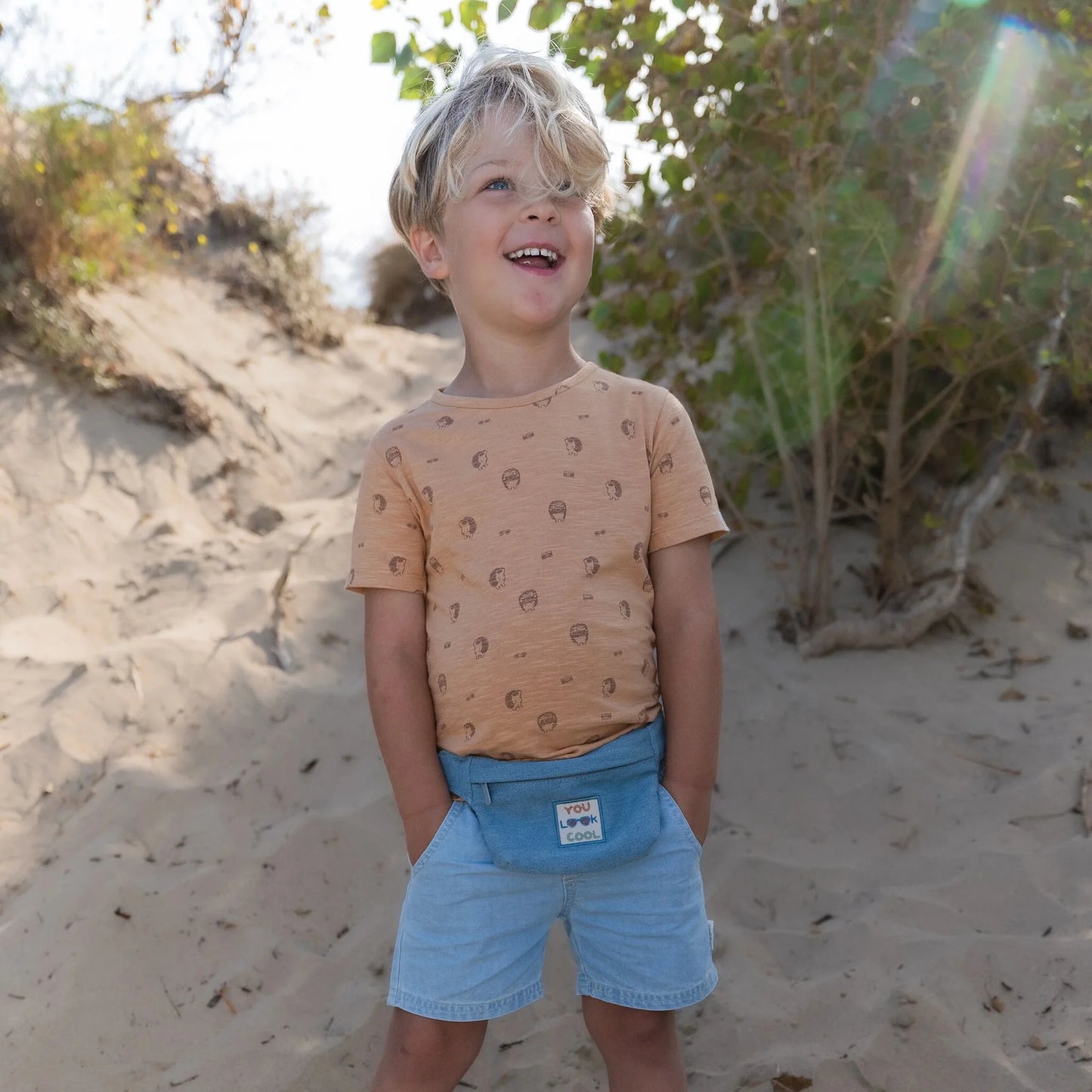 Bolsa de cintura criança Little Dutch blue