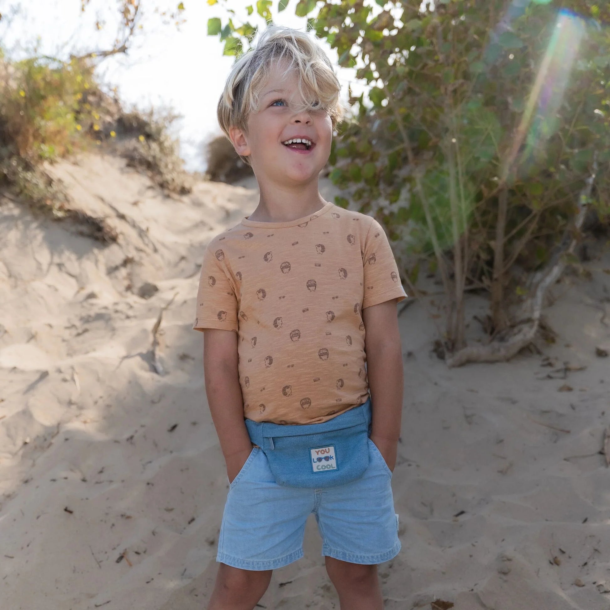 Bolsa de cintura criança Little Dutch blue