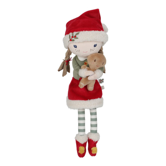 Boneca de Natal Rosa de 35 cm na caixa de oferta | little-dutch-boneca-natal-rosa-lollakids