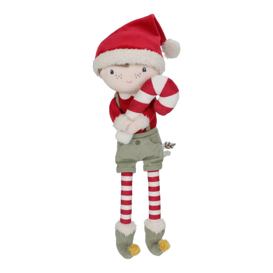 Boneco de Natal Jim de 35 cm na caixa de oferta | little-dutch-boneco-natal-jim-lollakids
