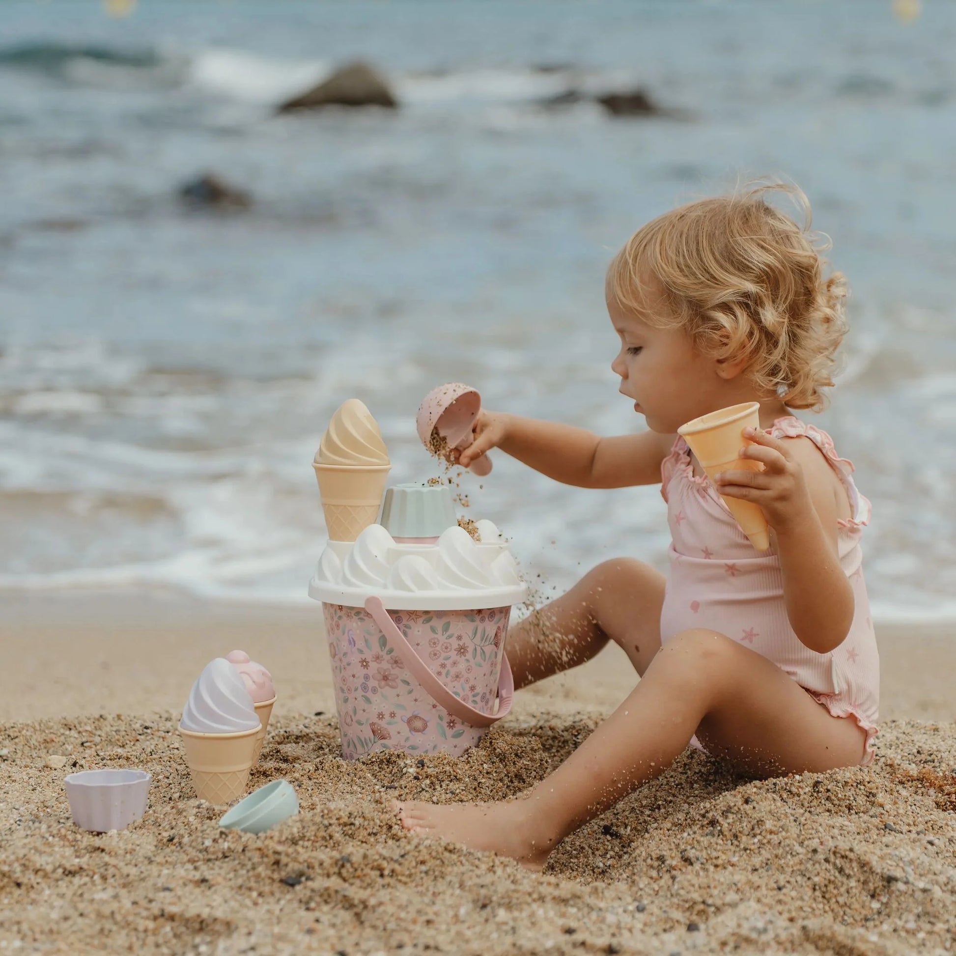 Conjunto praia gelados criança Dreamy Mermaid 14 peças
