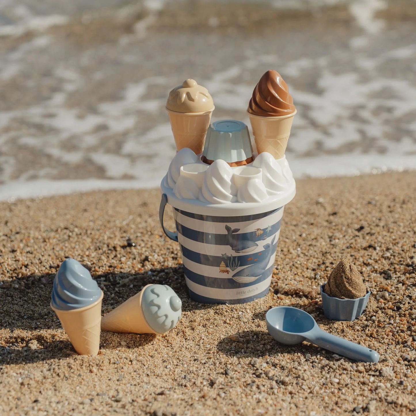 Conjunto praia gelados criança Ocean World 14 peças